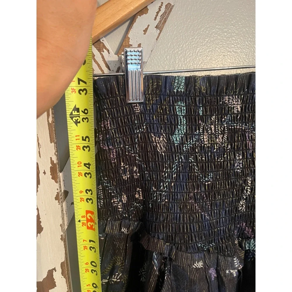 Maria Cher Long Skirt 100% Cotton‎ Multi Color Size Small